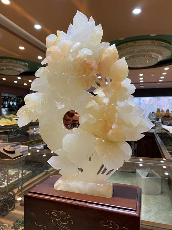 Hoa Mẫu Đơn Phú Quý Ngọc Onyx 33cm