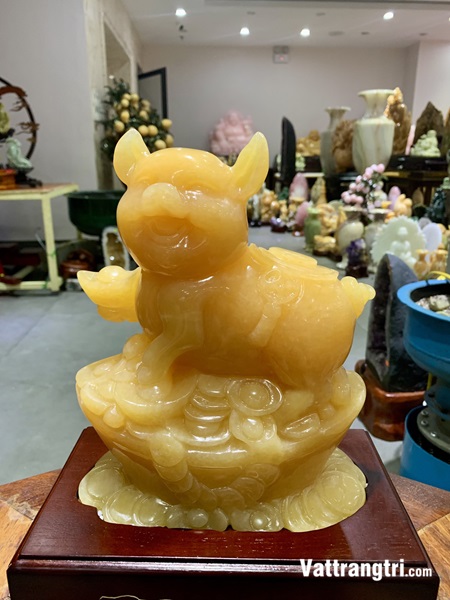 Hợi Tài Lộc ngọc hoàng long 25cm - 12 con giáp