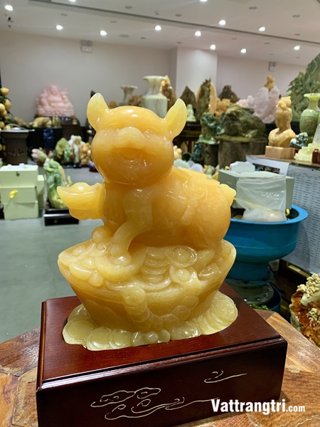 Hợi Tài Lộc ngọc hoàng long 25cm - 12 con giáp