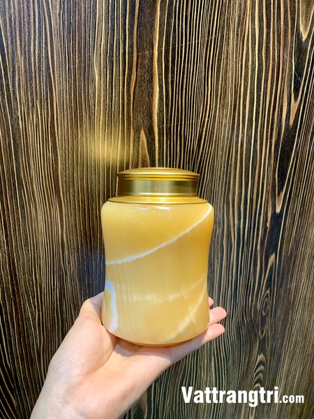 Hũ đựng trà Ngọc Hoàng Long 13cm