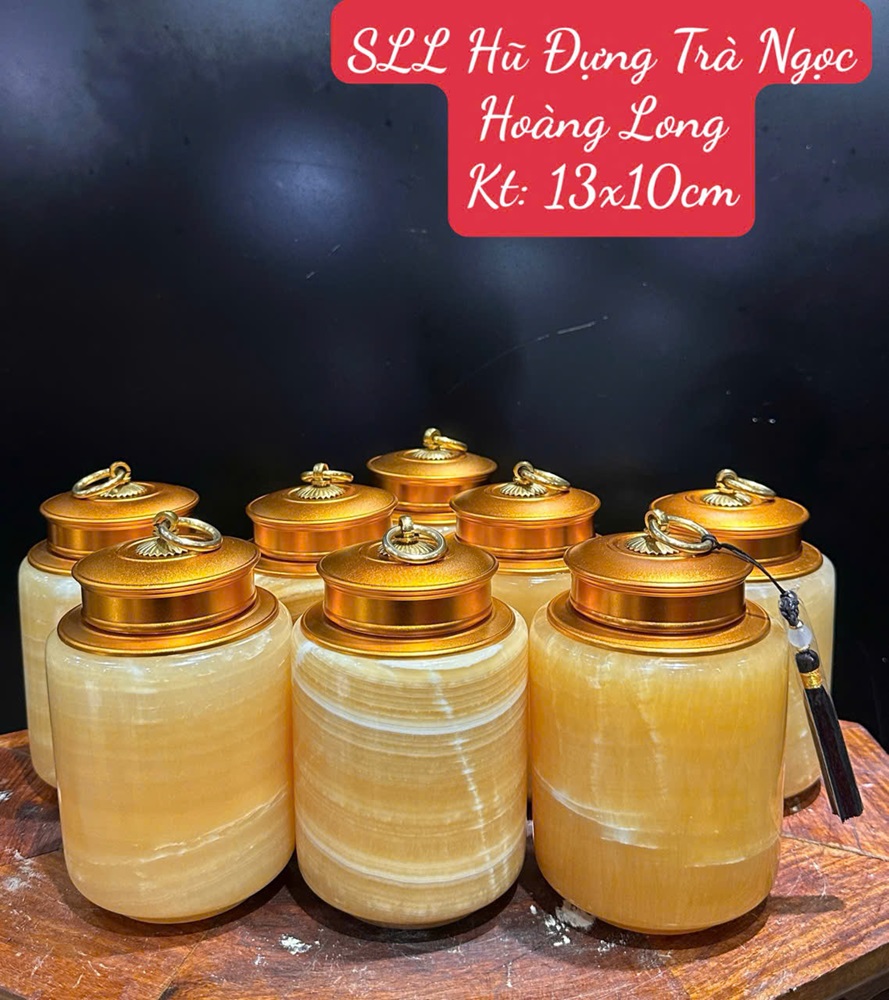 Hũ Đựng Trà Ngọc Hoàng Long 13cm