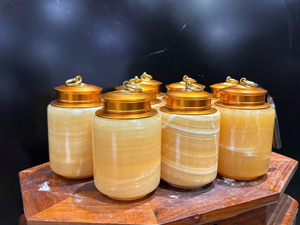 Hũ Đựng Trà Ngọc Hoàng Long 13cm