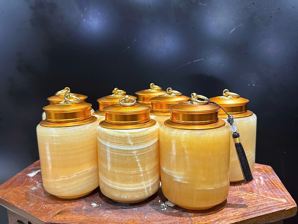 Hũ Đựng Trà Ngọc Hoàng Long 13cm