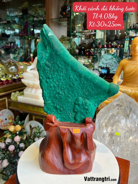 Khối đá cảnh khổng tước tự nhiên 30cm