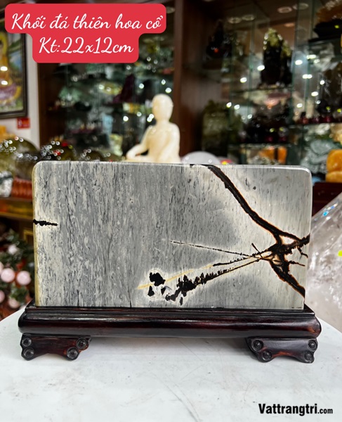 Khối đá thiên hoa cổ 22cm
