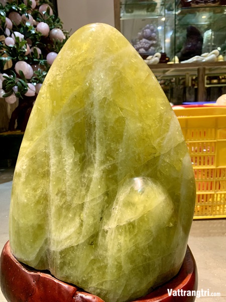 Khối Đại Cảnh núi thạch anh vàng 54cm