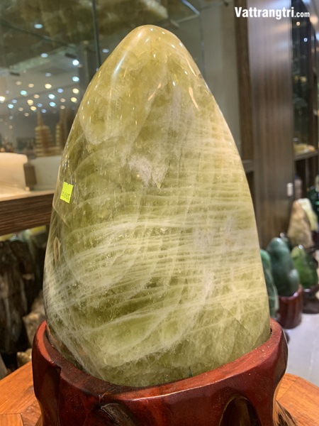 Khối đại cảnh thạch anh vàng 36cm