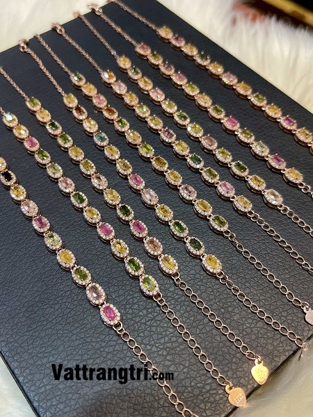 Lắc tay đá quý tourmaline vip bạc 925