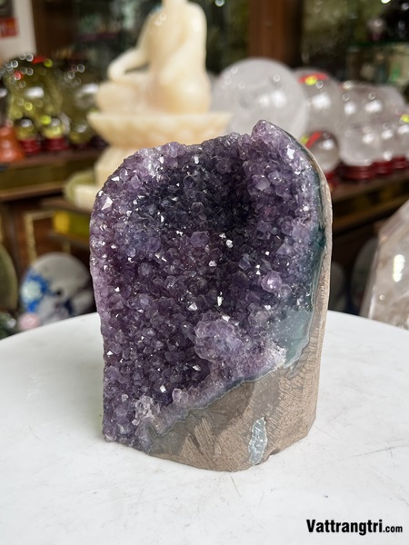 Mầm đá thạch anh tím 14m