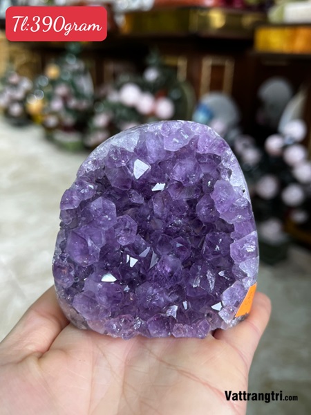 Mầm đá thạch anh tím mini