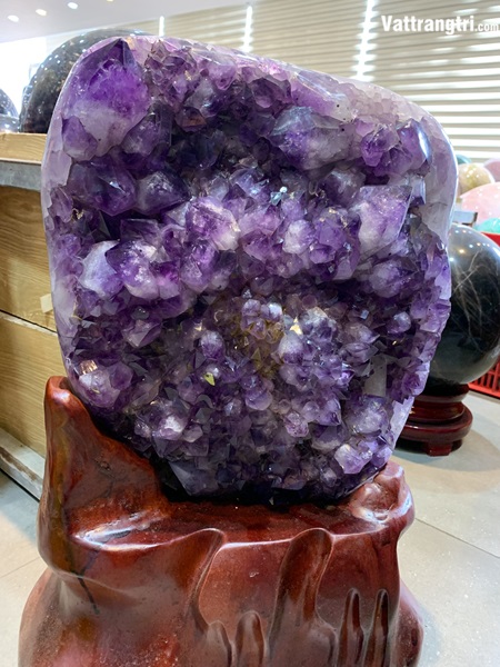 Mầm tinh thể đá thạch anh tím 50cm