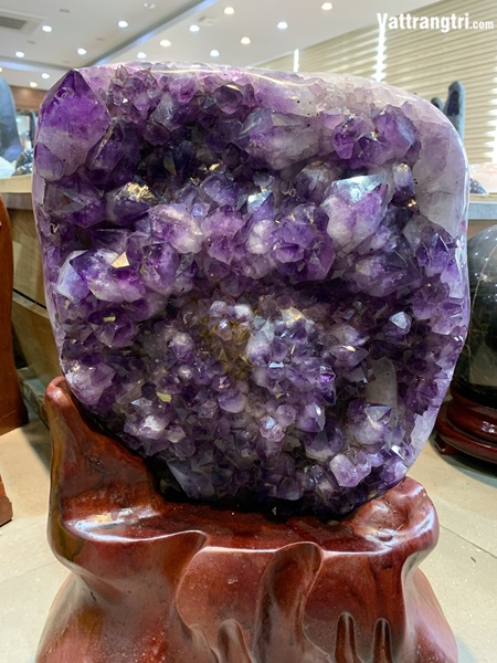 Mầm tinh thể đá thạch anh tím 50cm