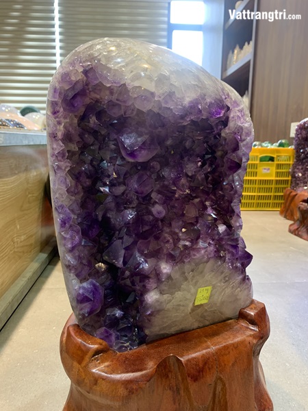 Mầm tinh thể đá thạch anh tím vip 50cm
