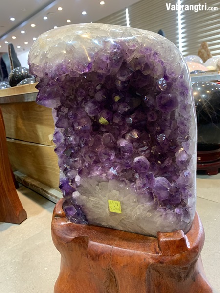 Mầm tinh thể đá thạch anh tím vip 50cm