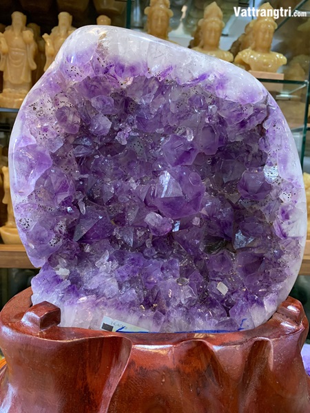 Mầm tinh thể thạch anh tím 36cm