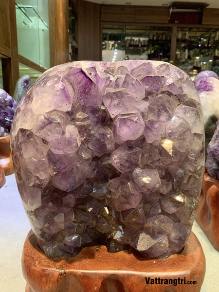 Mầm tinh thể thạch anh tím 43cm