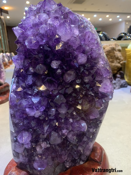 Mầm tinh thể thạch anh tím 45cm