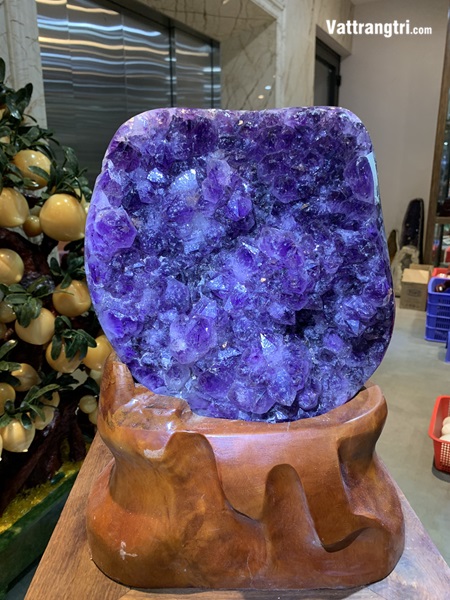 Mầm tinh thể thạch anh tím vip 43cm