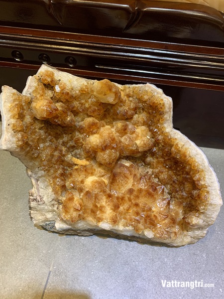 Mầm tinh thể thạch anh vàng vip 26cm