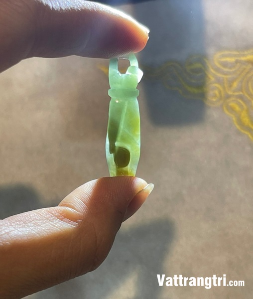 Mặt Bàn tay Phật Ngọc phỉ thuý 32mm