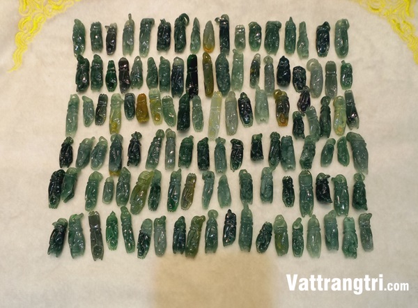 Mặt Bàn tay Phật Ngọc phỉ thuý 32mm