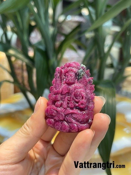 Mặt bất động minh vương ruby vip 52mm