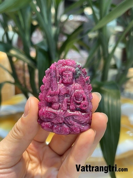 Mặt bất động minh vương ruby vip 52mm