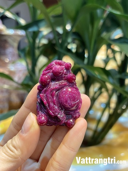 Mặt Nhất long vờn ngọc Ruby vip