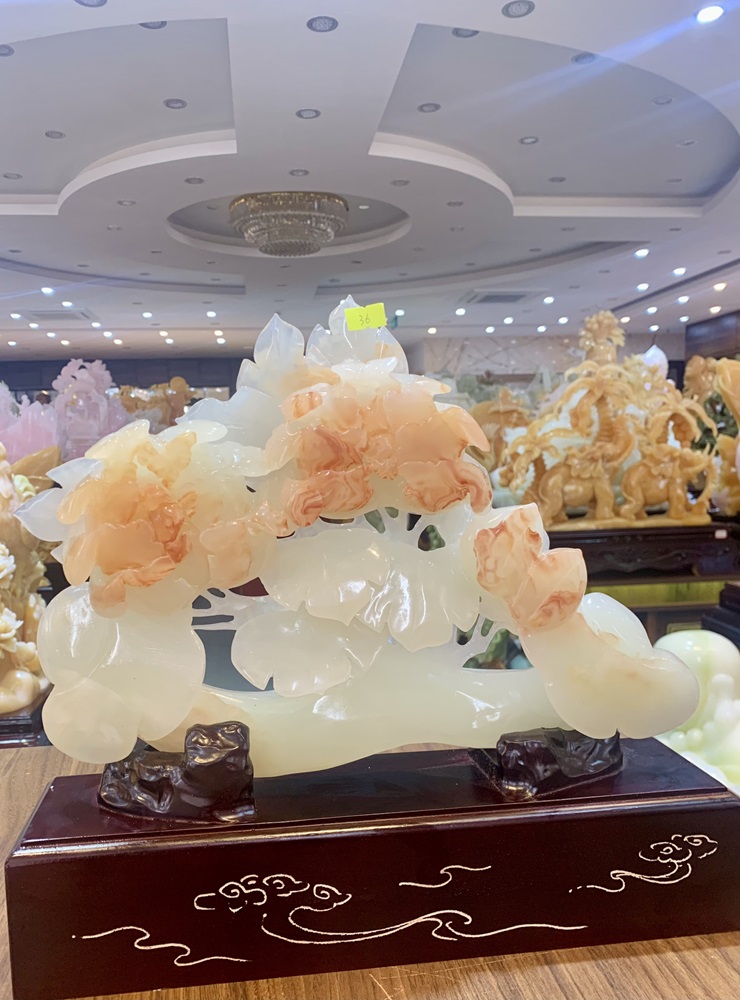 Mẫu Đơn Như Ý Ngọc Onyx