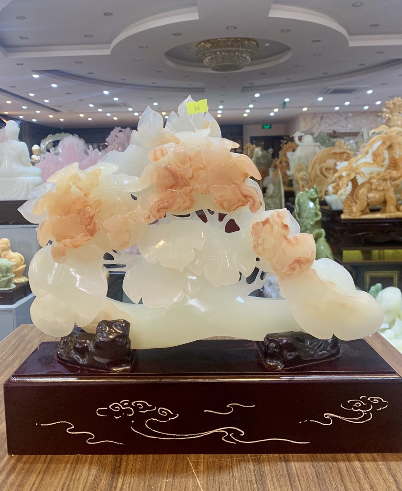 Mẫu Đơn Như Ý Ngọc Onyx