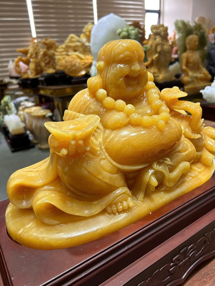 Ngài di lặc ngọc hoàng long 50cm