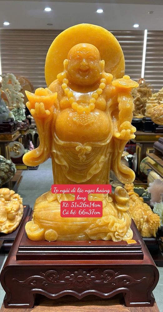 Ngài di lặc ngọc hoàng long 66cm