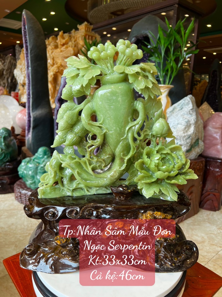 Nhân Sâm Mẫu Đơn Ngọc Serpentine