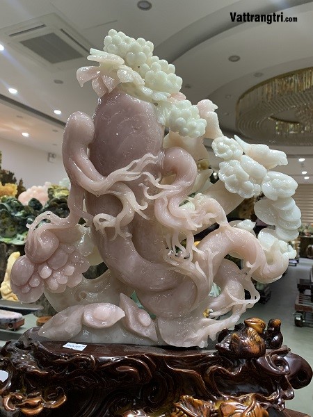 Nhân sâm như ý ngọc serpentine 48cm