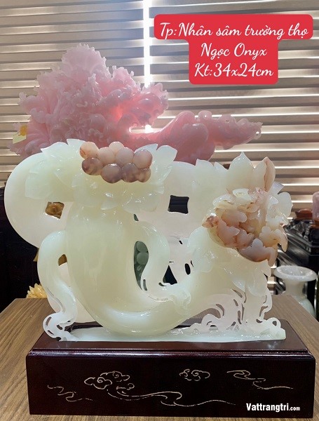 Nhân sâm trường thọ Ngọc Onyx 34cm