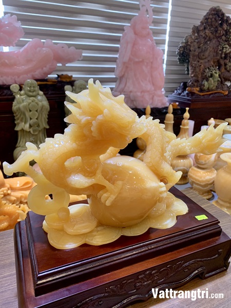 Nhất long vờn ngọc - Ngọc Hoàng Long 39cm