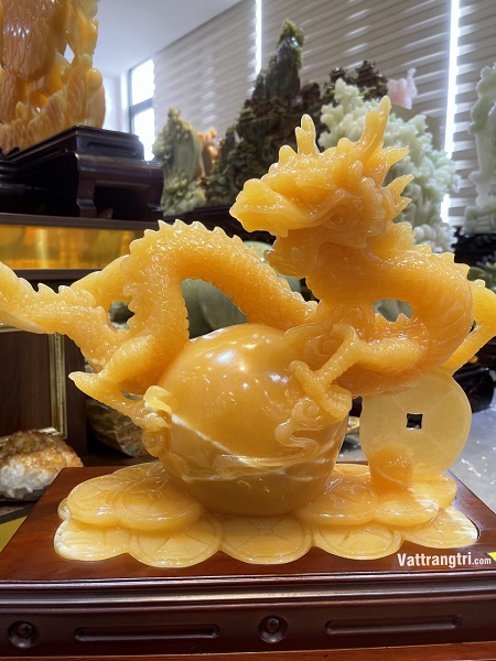 Nhất long vờn ngọc Ngọc Hoàng Long 48cm