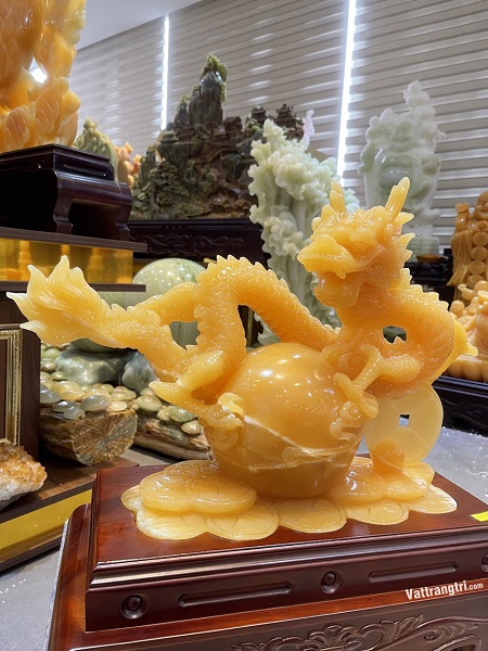 Nhất long vờn ngọc Ngọc Hoàng Long 48cm