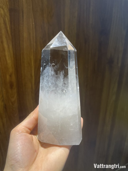 Nhất trụ thạch anh trắng trong vip 2,22kg