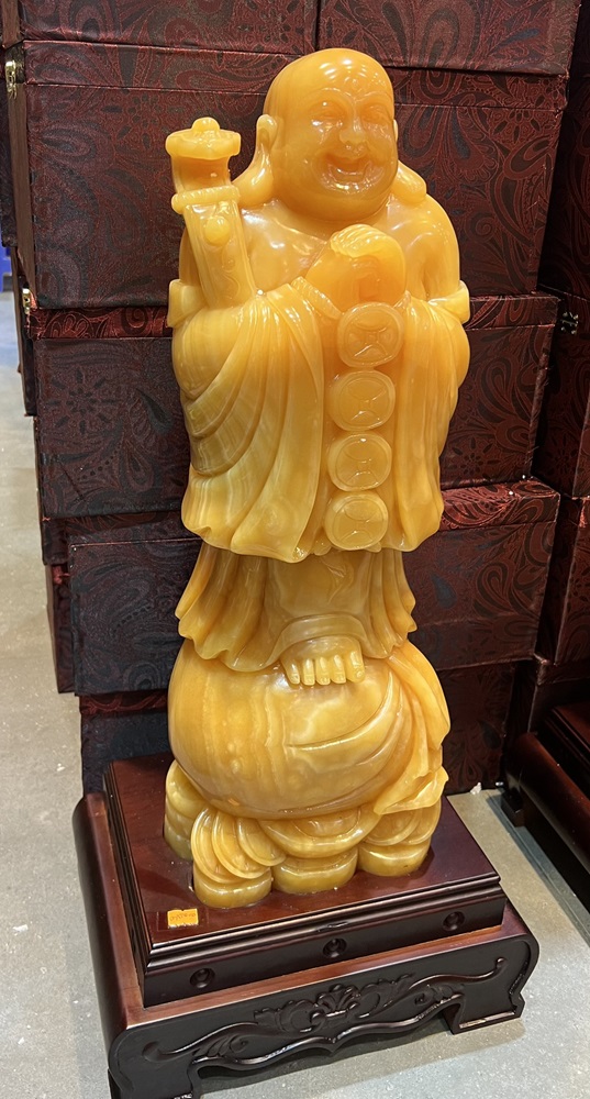 Ông di lặc chúc phúc ngọc hoàng long 74cm