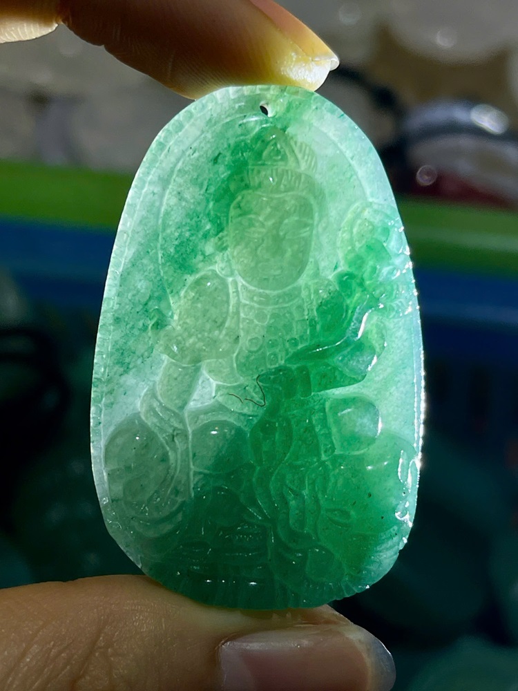 Phật Bản Mệnh Thạch Anh Xanh