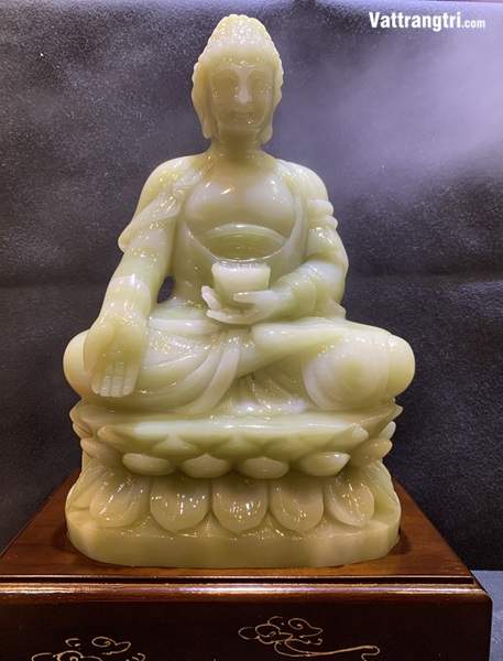 Phật dược sư ngọc onyx 28cm
