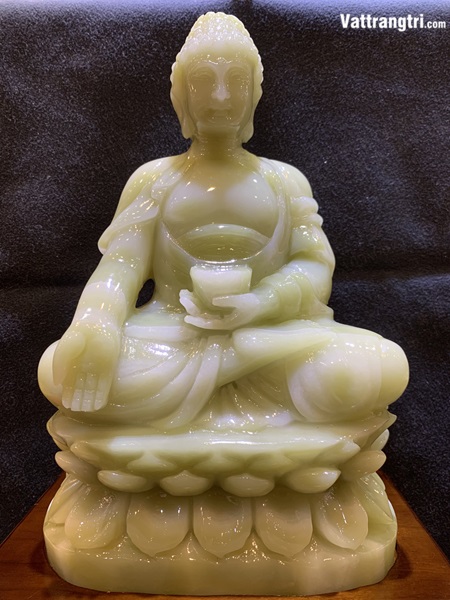 Phật dược sư ngọc onyx 28cm