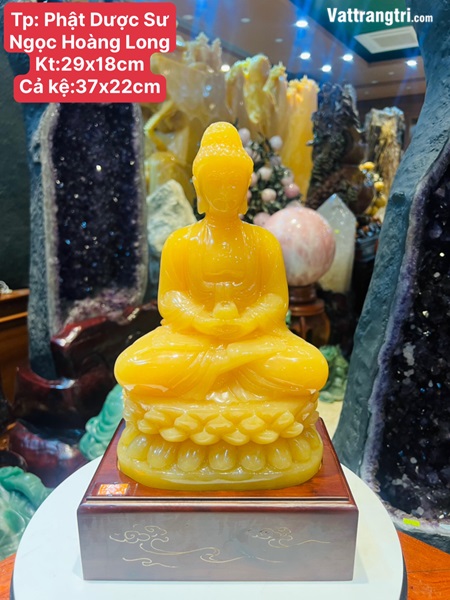 Phật Dược Sư Như Lai Ngọc Hoàng Long 37cm