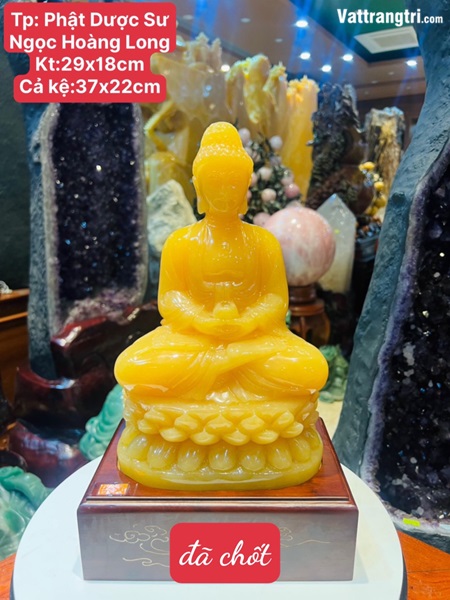 Phật Dược Sư Như Lai Ngọc Hoàng Long 37cm