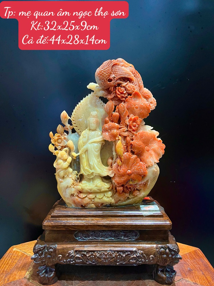 Phật Mẹ Quan Âm Ngọc Thọ Sơn (Kèm giấy kiểm đinh)