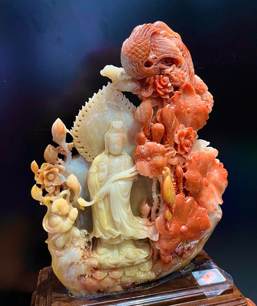 Phật Mẹ Quan Âm Ngọc Thọ Sơn (Kèm giấy kiểm đinh)