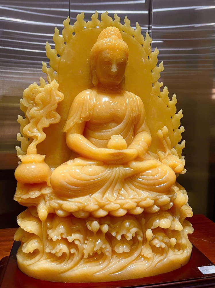 Phật Ngài ADiDa Ngọc Hoàng Long 65cm