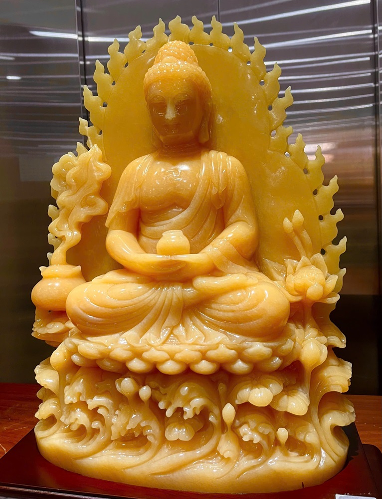 Phật Ngài ADiDa Ngọc Hoàng Long 65cm
