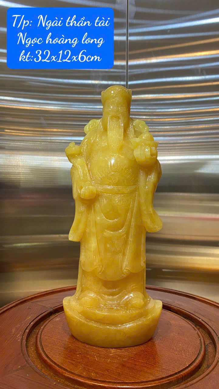 Ngài thần tài Ngọc hoàng long 32cm